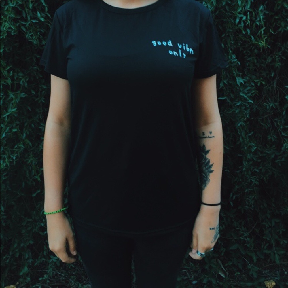 good vibes only t-shirt